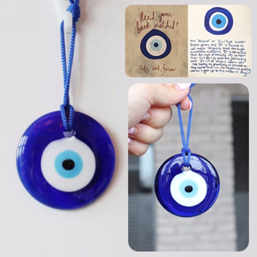 Interior Design Apartment - Blauw Boze Oog Amulet Auto Hanger