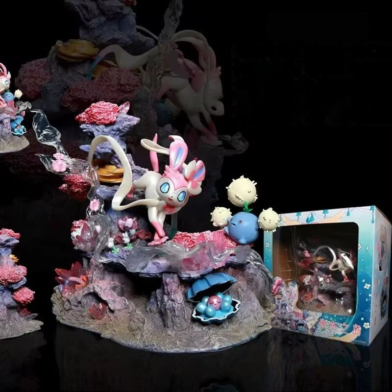 Interior Design House - Gk Figuur Sylveon Shroomish Clamperl Fairy