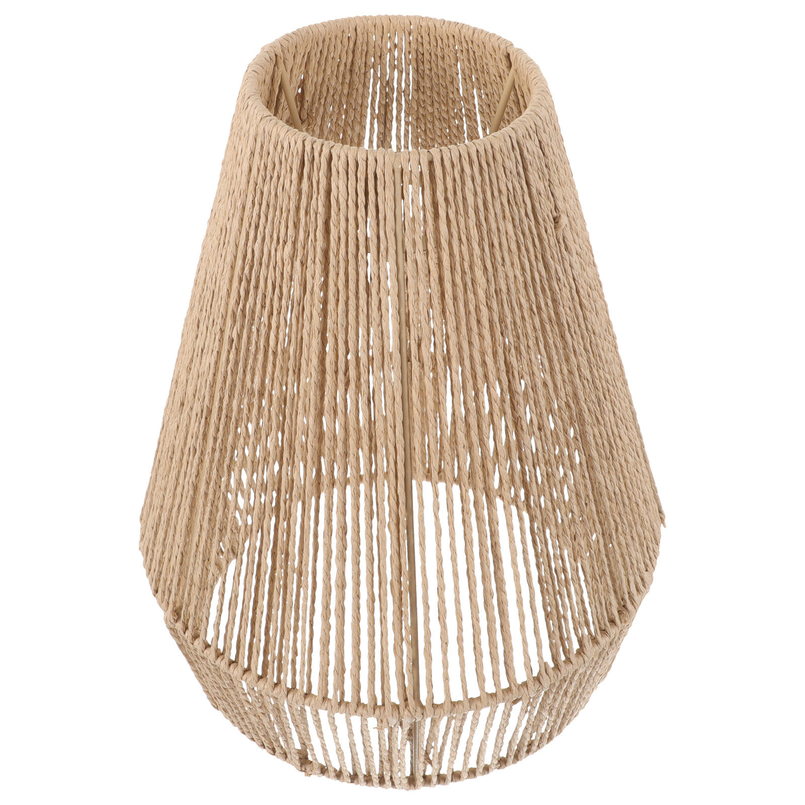 Wicker Pendant Shade - Geweven lampenkap Retro Rustiek Minimalistisch Hanglampenkap