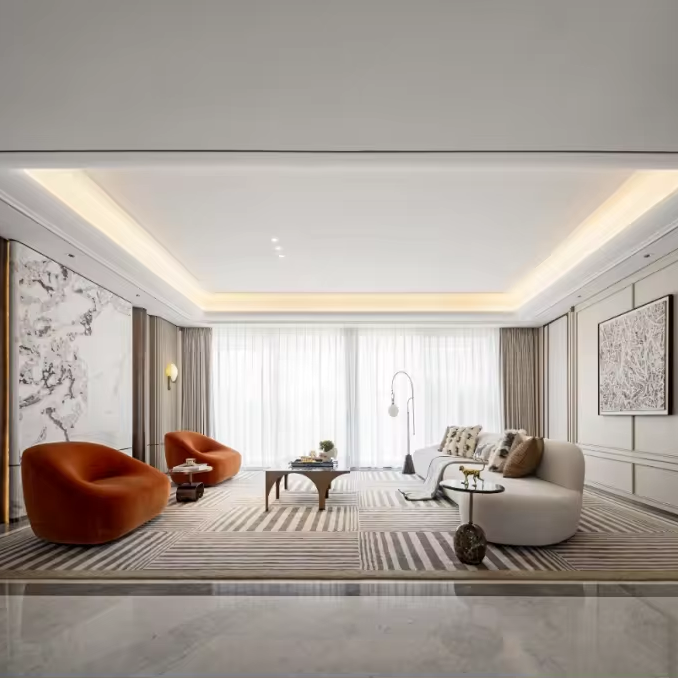 Interior Design And Construction - Sanhai Interior Design Service Eigentijds Beknopt