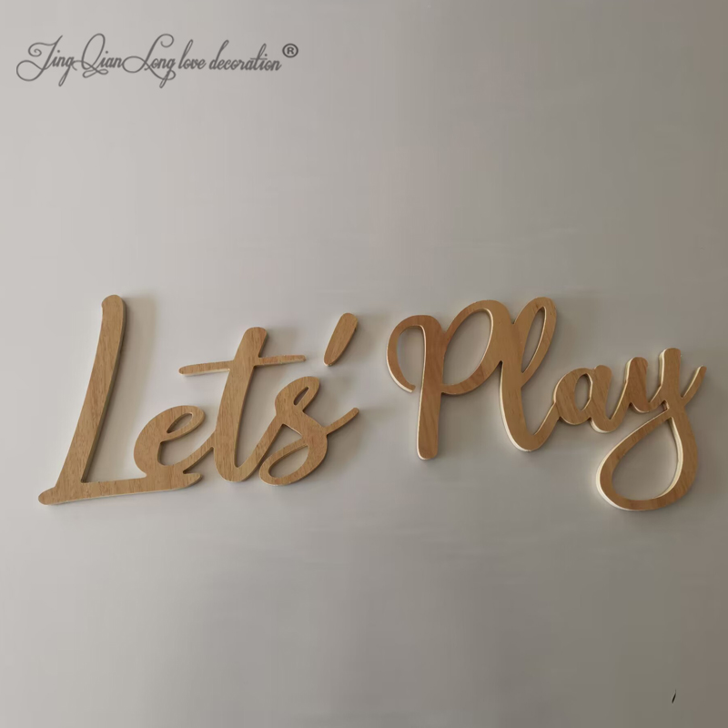 Interior Design Years Of School - Let's PLAY Wandbord - Kinderspeelkamer Decor