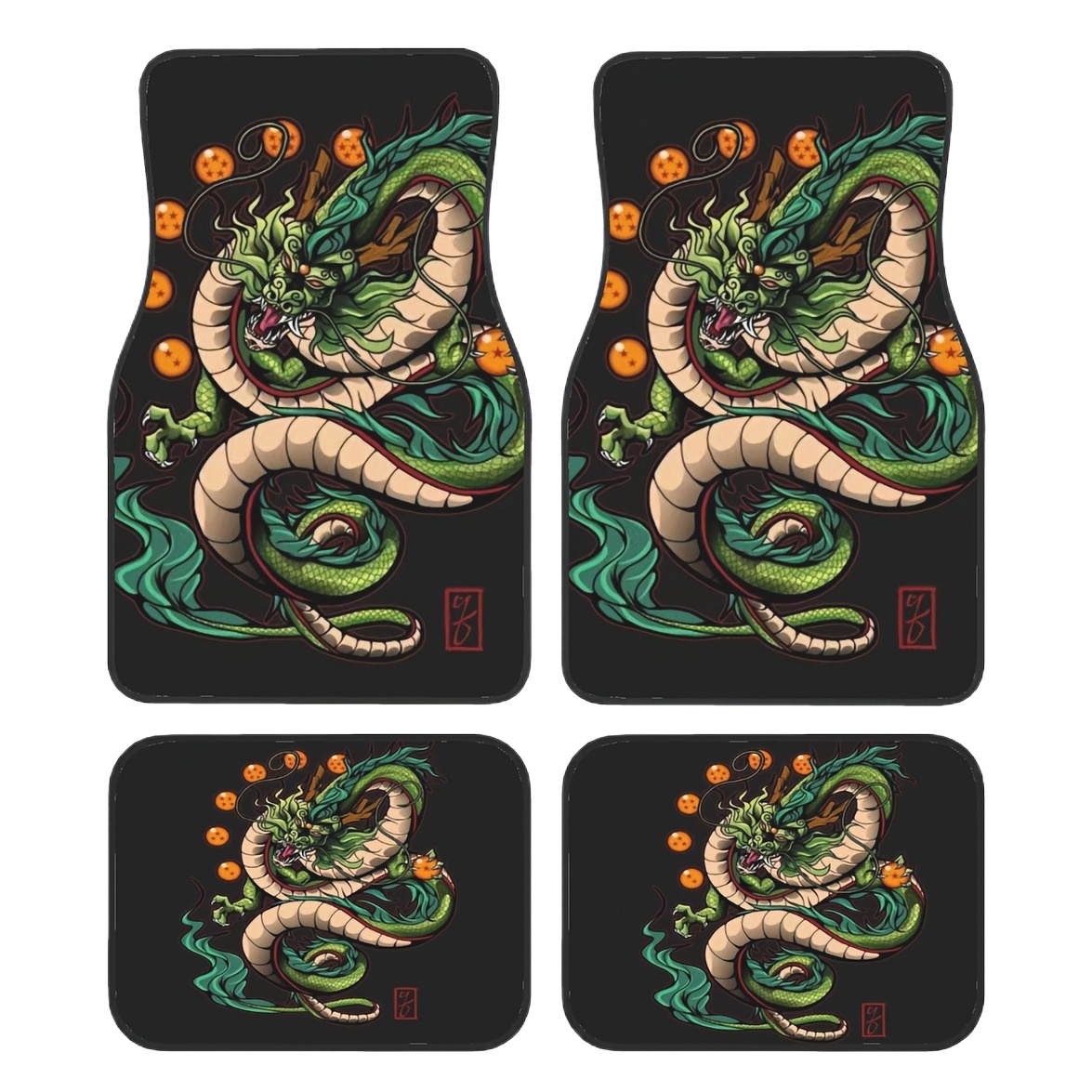 Interior Design Whimsical - 4 stuks Dragon King Design automatten,
