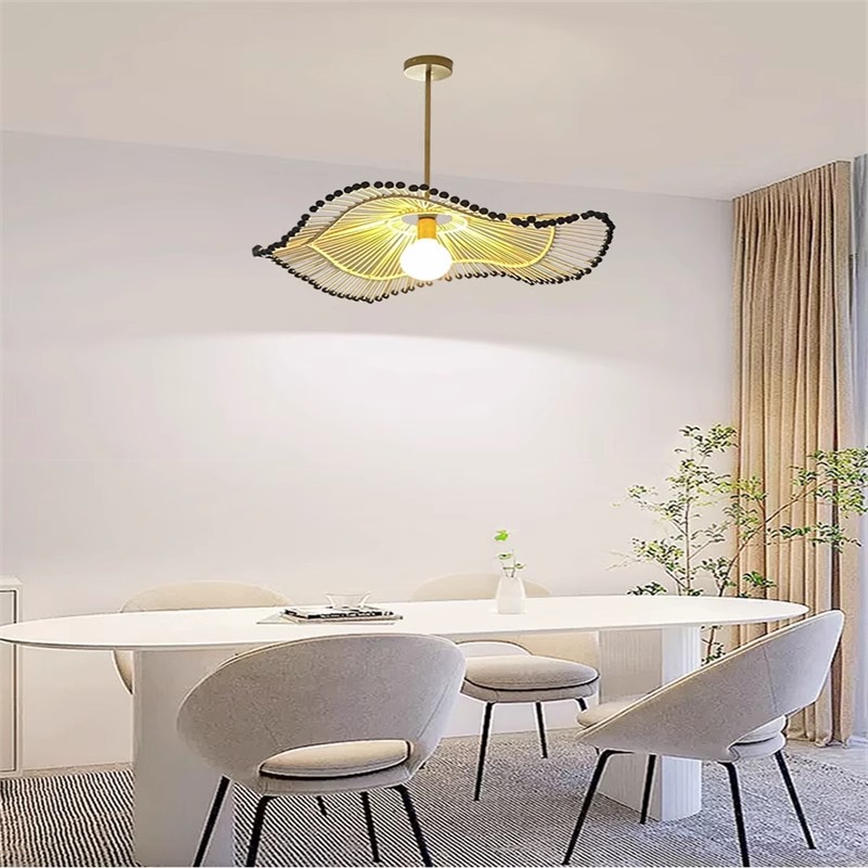 Wicker Pendant Shade - Zuidoost-Azië handgeweven handgemaakte rotan schaduw kroonluchter,
