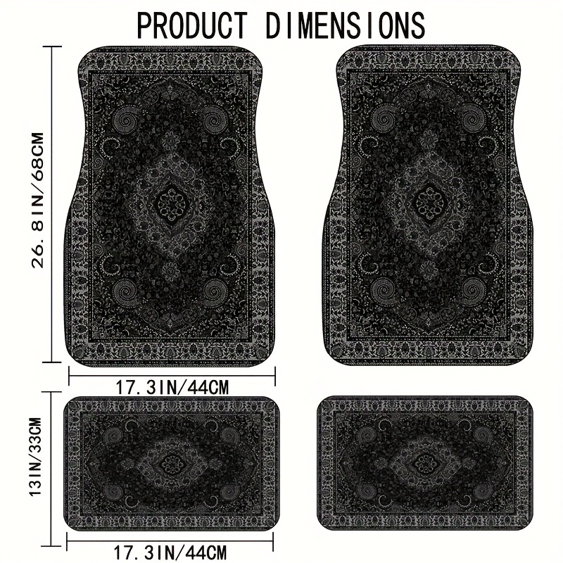 Interior Design Whimsical - Auto Vloermatten Rechthoekige Bandana Print Ontwerp