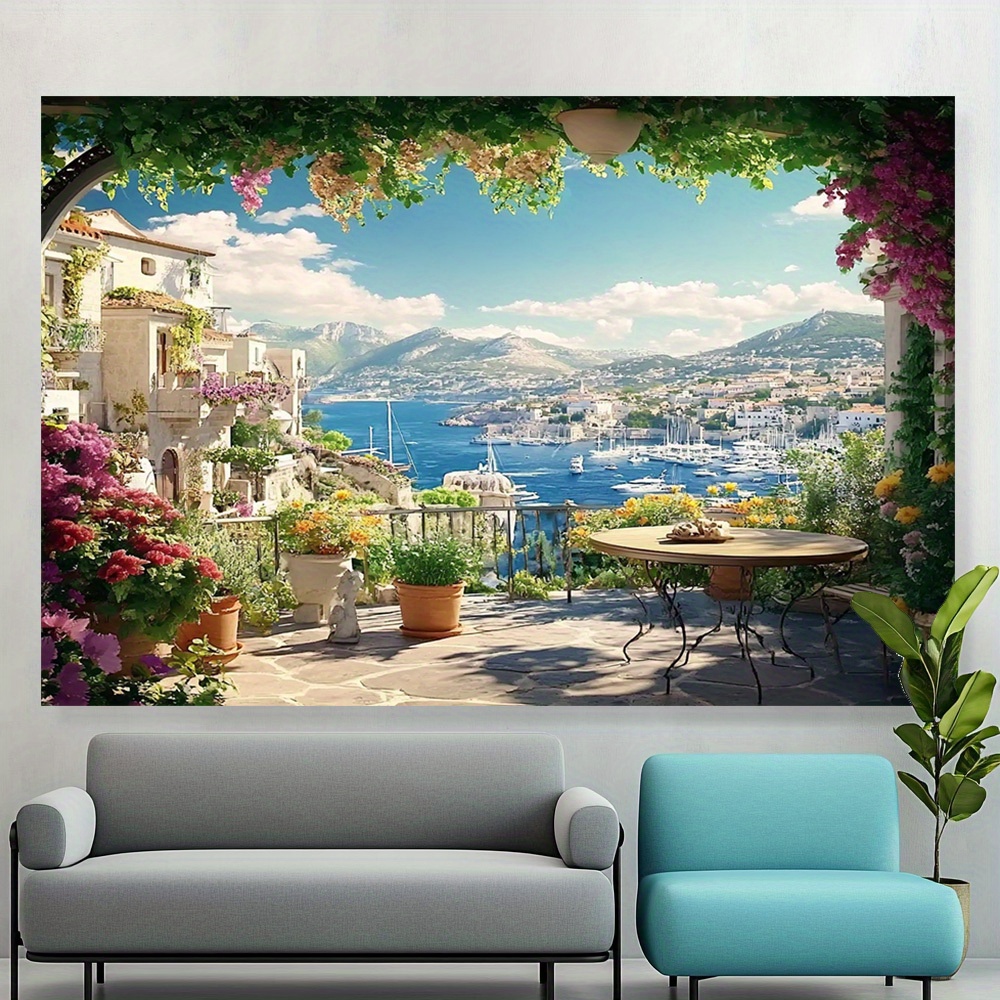 Interior Design Years Of School - Een tweedimensionaal werk dat een mediterrane