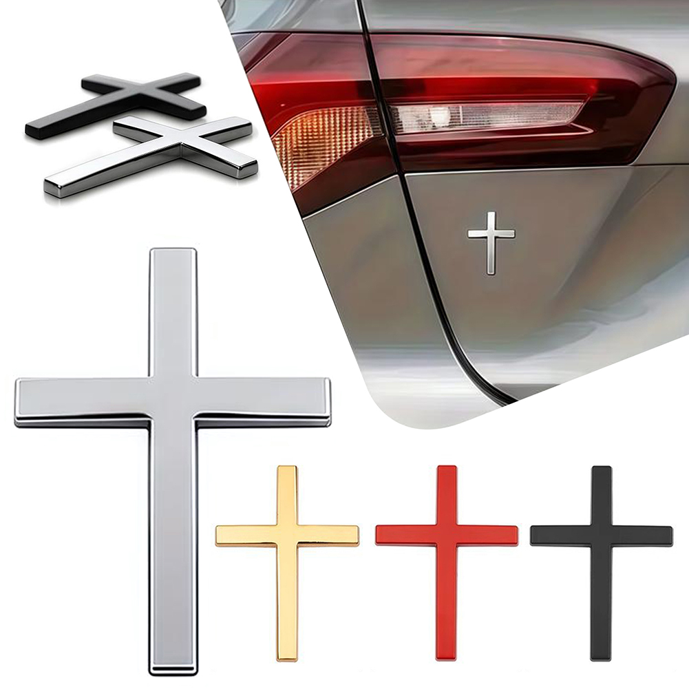 Interior Design Whimsical - Christelijke kruissticker SUV autocarrosserie Christelijke symbolen
