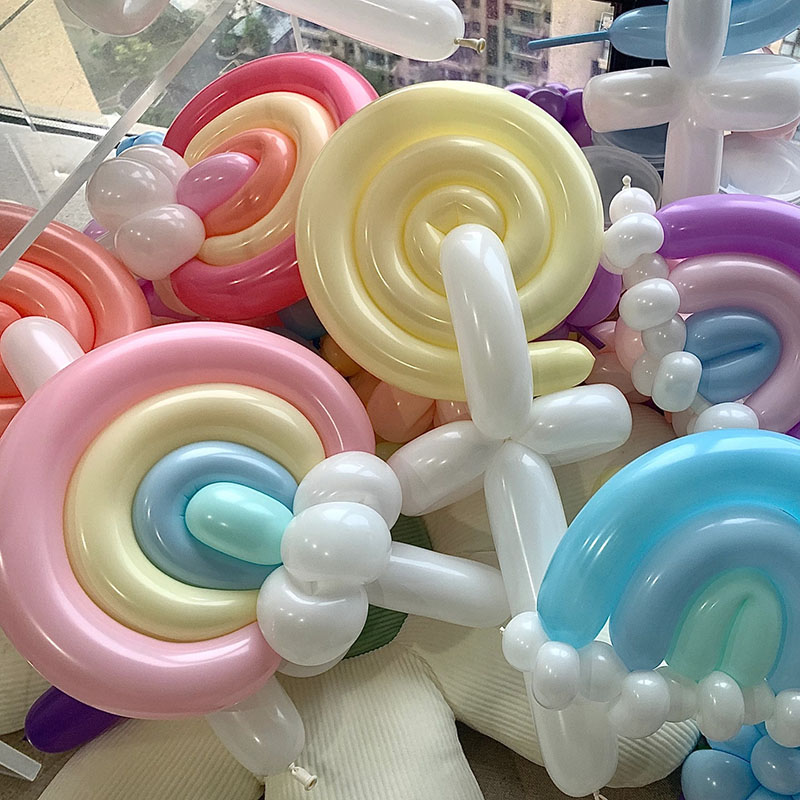 Interior Design Years Of School - Macaron Lange Ballon 1.8g Veelzijdige Magische