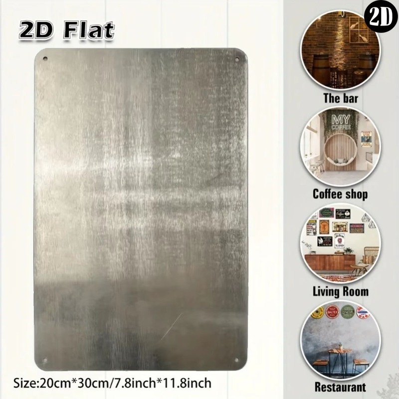 Vintage metalen bord mooie bru - Interior Design House recensie en prijs