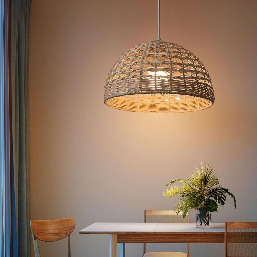 JOYINLED Japanse stijl rotan k - Wicker Pendant Shade recensie en prijs