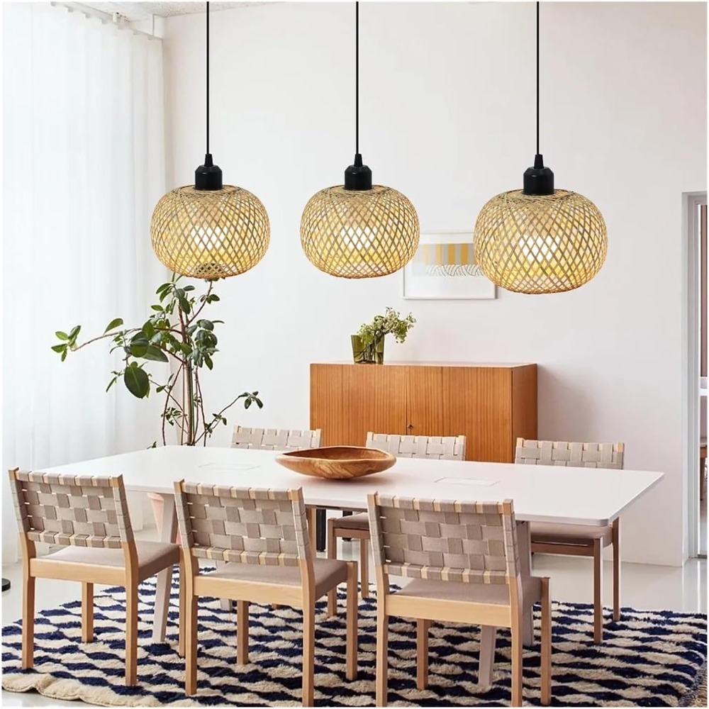 Japanse Stijl Bamboe Kunst Han - Wicker Pendant Shade recensie en prijs