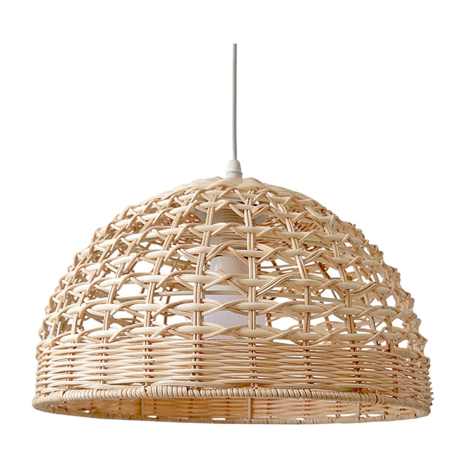 Rotan lampenkap Rieten hanglam - Wicker Pendant Shade recensie en prijs