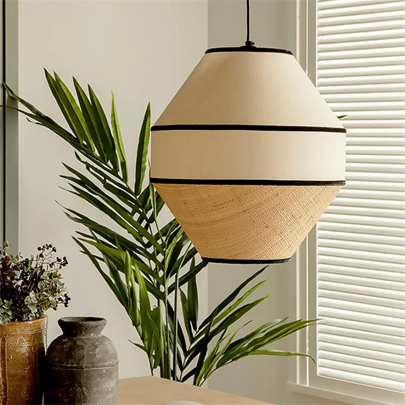 Wabi Sabi handgeweven rotan ha - Wicker Pendant Shade recensie en prijs