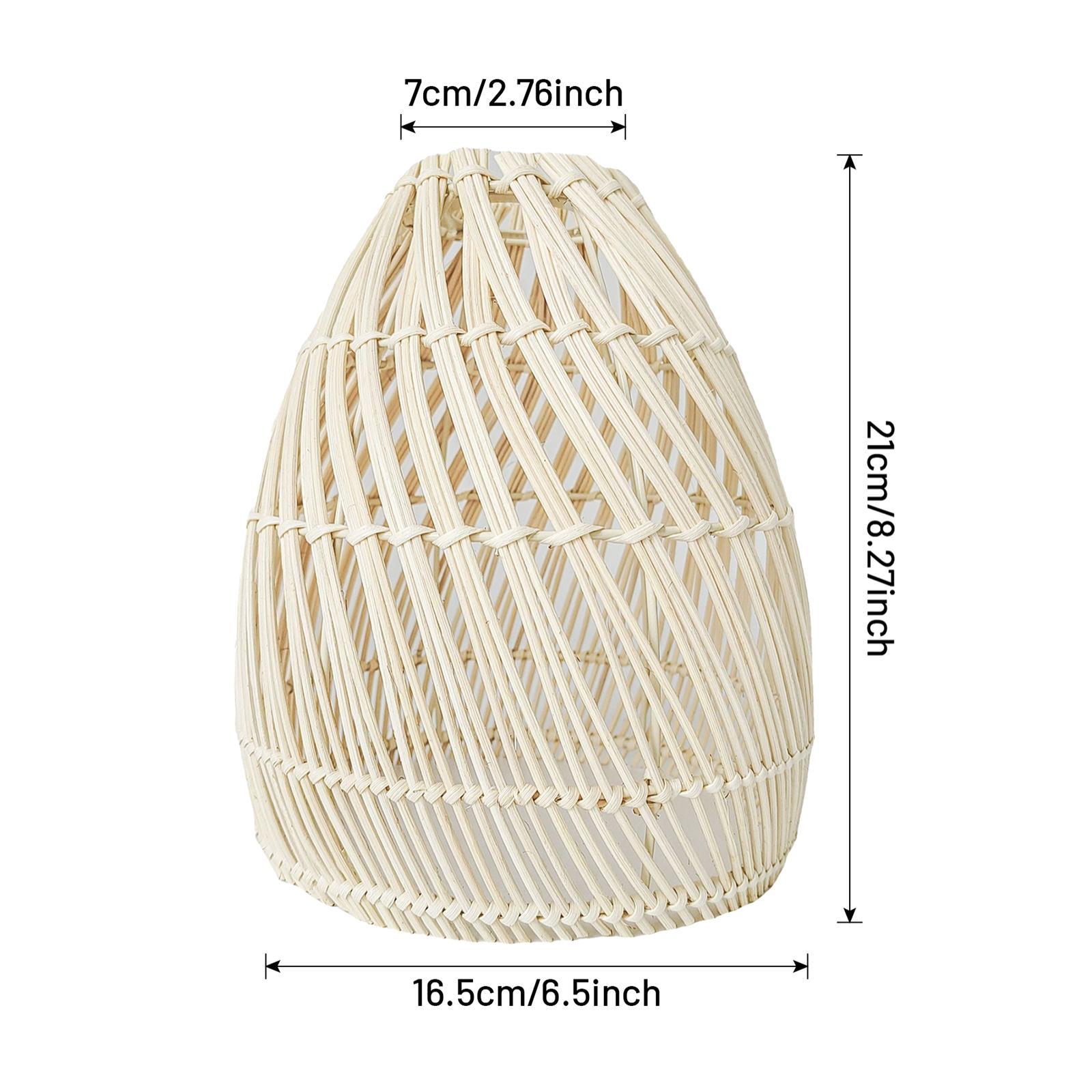 Lampenkap voor plafondhanglamp - Wicker Pendant Shade recensie en prijs