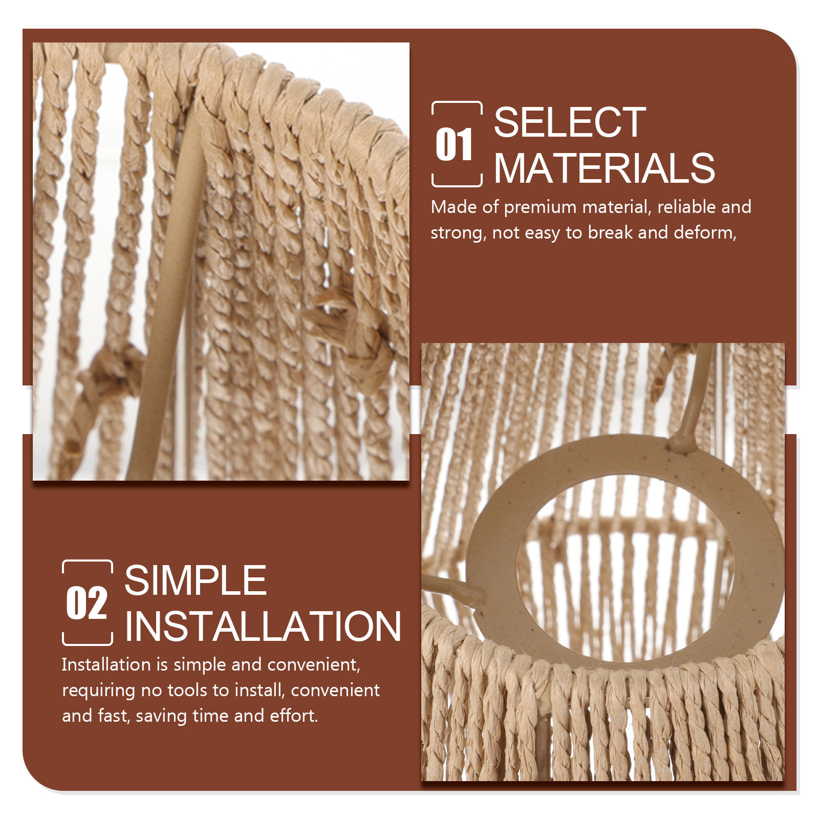 Geweven lampenkap Retro Rustie - Wicker Pendant Shade recensie en prijs