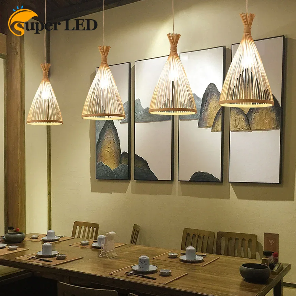 Japanse Kroonluchter Natuurlij - Wicker Pendant Shade recensie en prijs