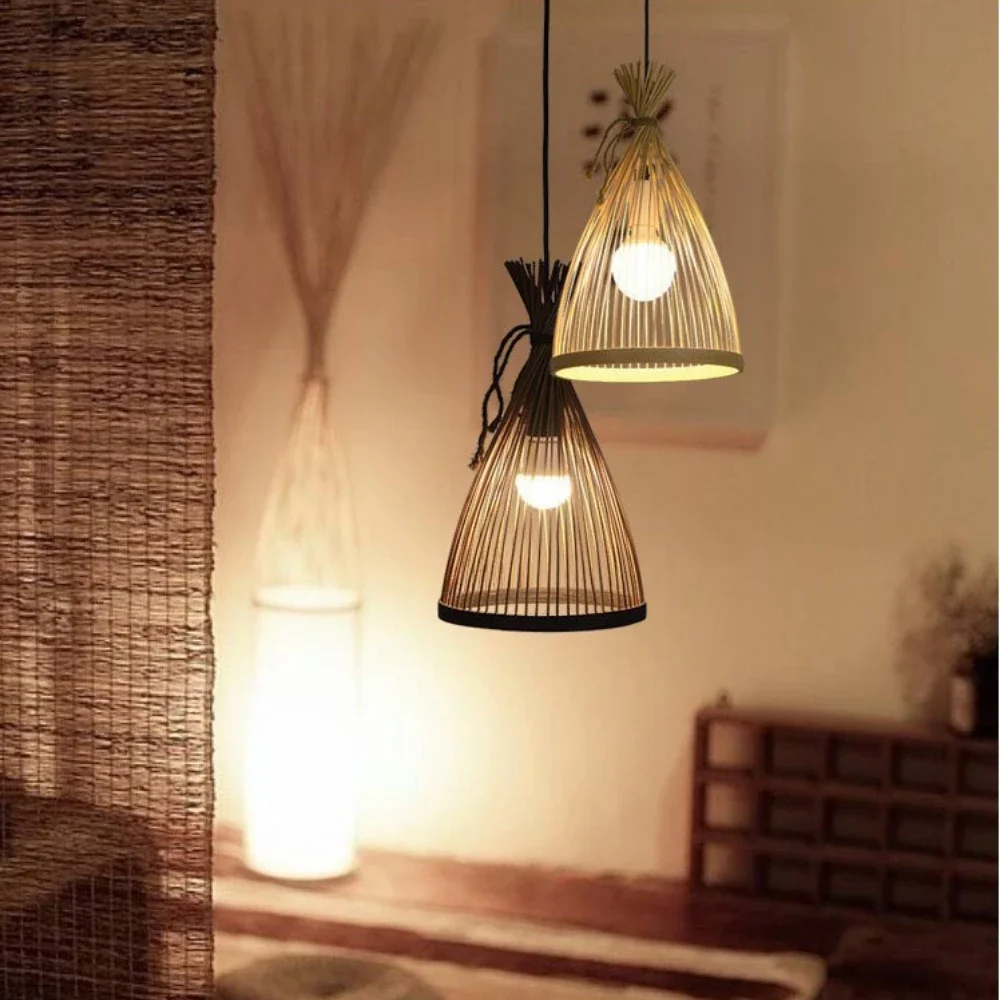 Japanse Kroonluchter Natuurlij - Wicker Pendant Shade recensie en prijs