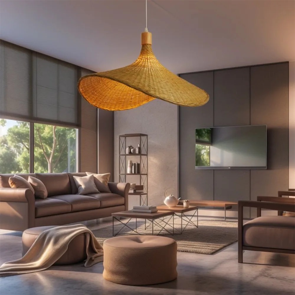 JOYINLED Geweven Hanglamp Riet - Wicker Pendant Shade recensie en prijs