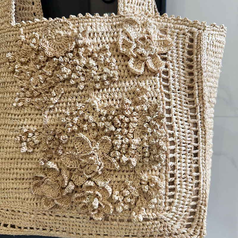 Zomerbloem geweven draagtas Bo - Interior Design Bali recensie en prijs