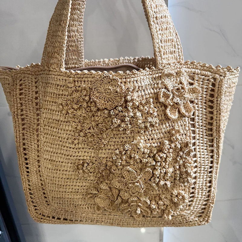 Zomerbloem geweven draagtas Bo - Interior Design Bali recensie en prijs