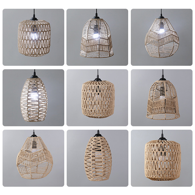 1Pc Handgeweven Lampenkap Rota - Wicker Pendant Shade recensie en prijs