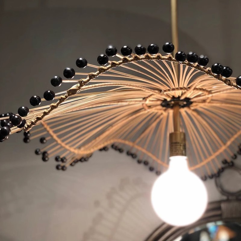 Japanse stijl Wabi Sabi handge - Wicker Pendant Shade recensie en prijs