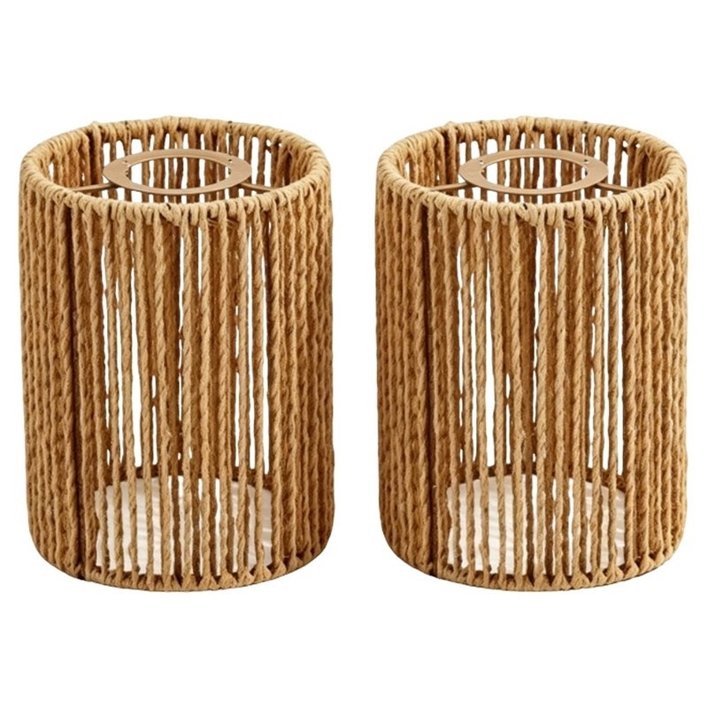 ABKL-handgeweven rieten kap va - Wicker Pendant Shade recensie en prijs