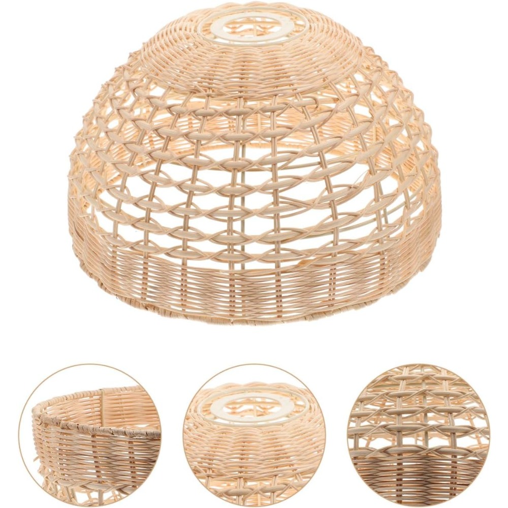 Rotan hanglamp geweven kooi ha - Wicker Pendant Shade recensie en prijs