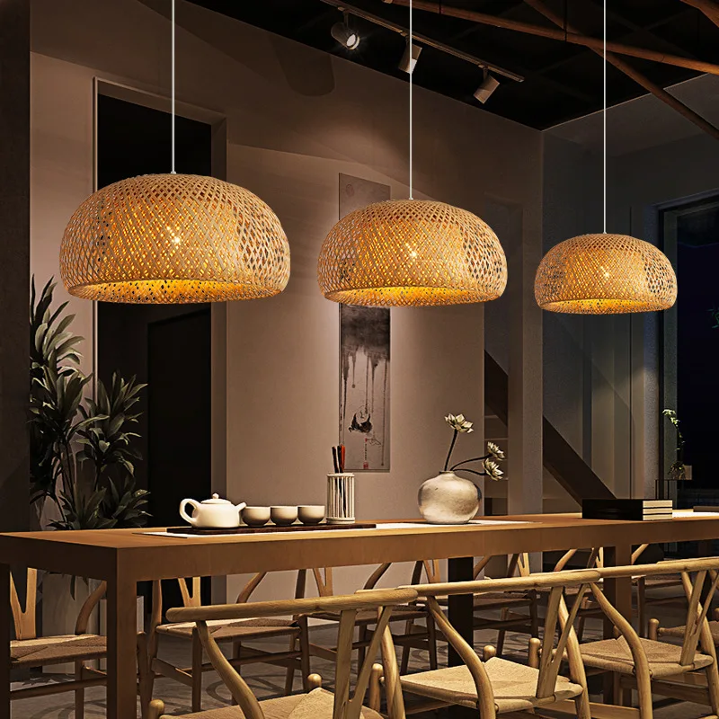 Bamboe Lantaarn 26 cm Hanglamp - Wicker Pendant Shade recensie en prijs