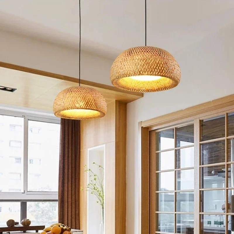Bamboe Lantaarn 38/45Cm Hangla - Wicker Pendant Shade recensie en prijs