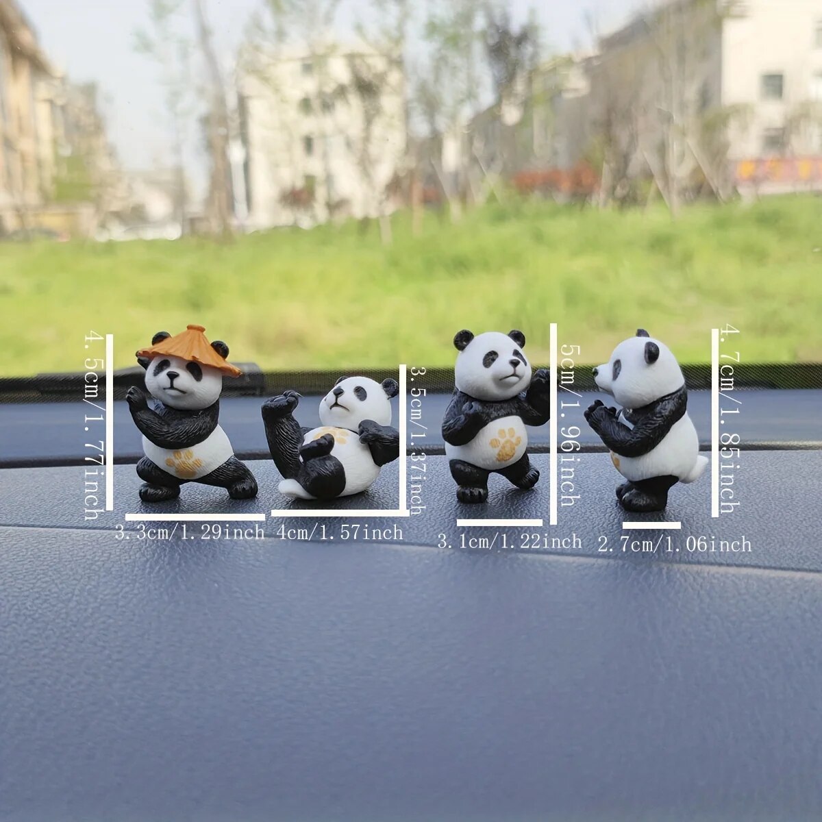 4 stks/set Panda Ontwerp Auto  - Interior Design Whimsical recensie en prijs