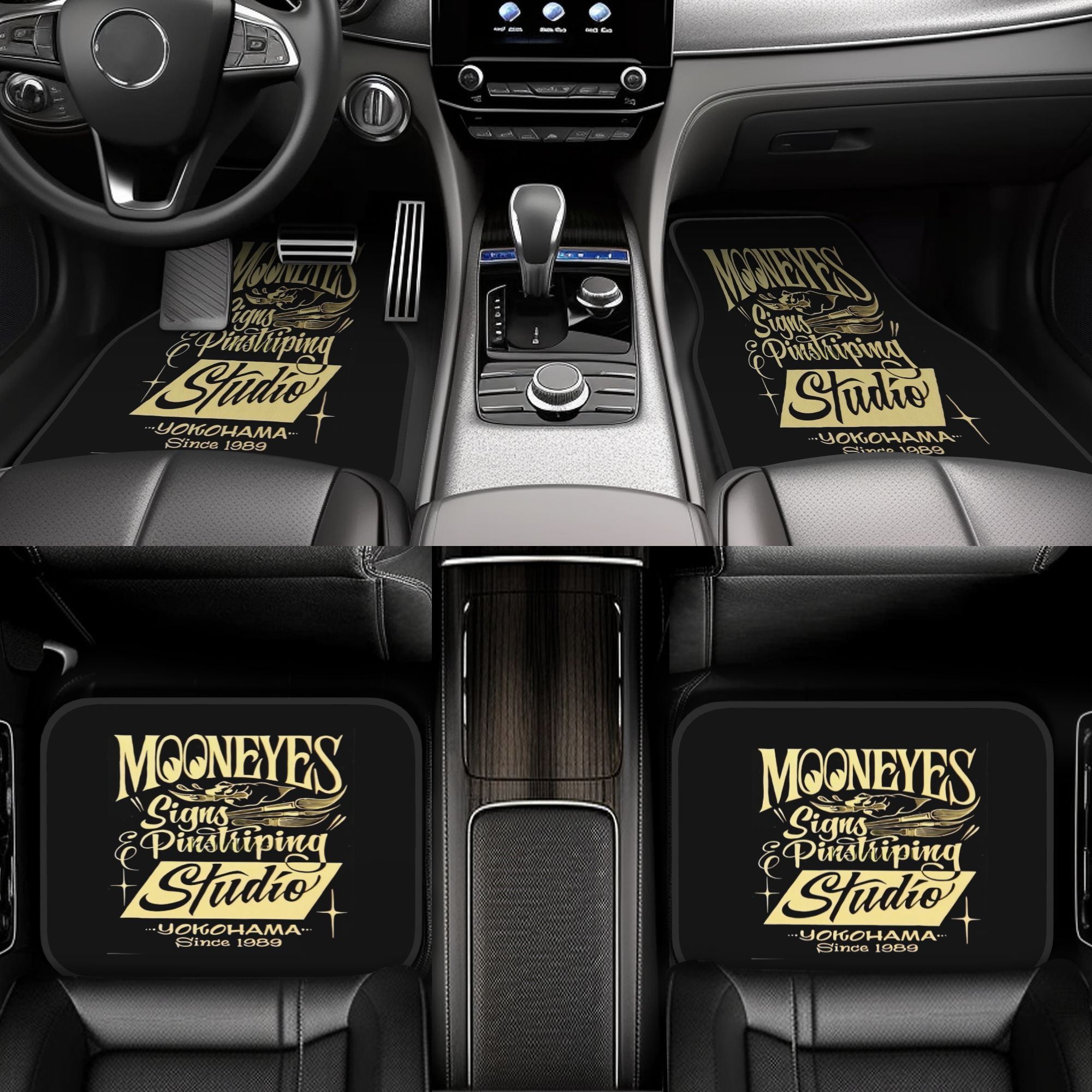 4 stuks% Mooneyes autovloermat - Interior Design Whimsical recensie en prijs