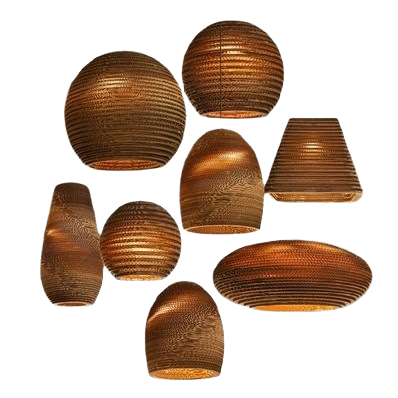 Houten kap hangend plafond gew - Wicker Pendant Shade recensie en prijs